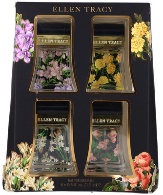 Ellen Tracy for Women Set: Eau de Parfum x4 (0.5+0.5+0.5+0.5oz) Damaged Box New