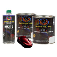 House Of Kolor C2c-kbc11 Apple Red Kandy Basecoat 2 Quart Kit Slow Reducer