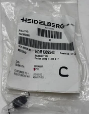 HEIDELBERG TORSION SPRING 1 X13 X7 HDM1389543 01.006.077/01 / 01006077/01 🎯
