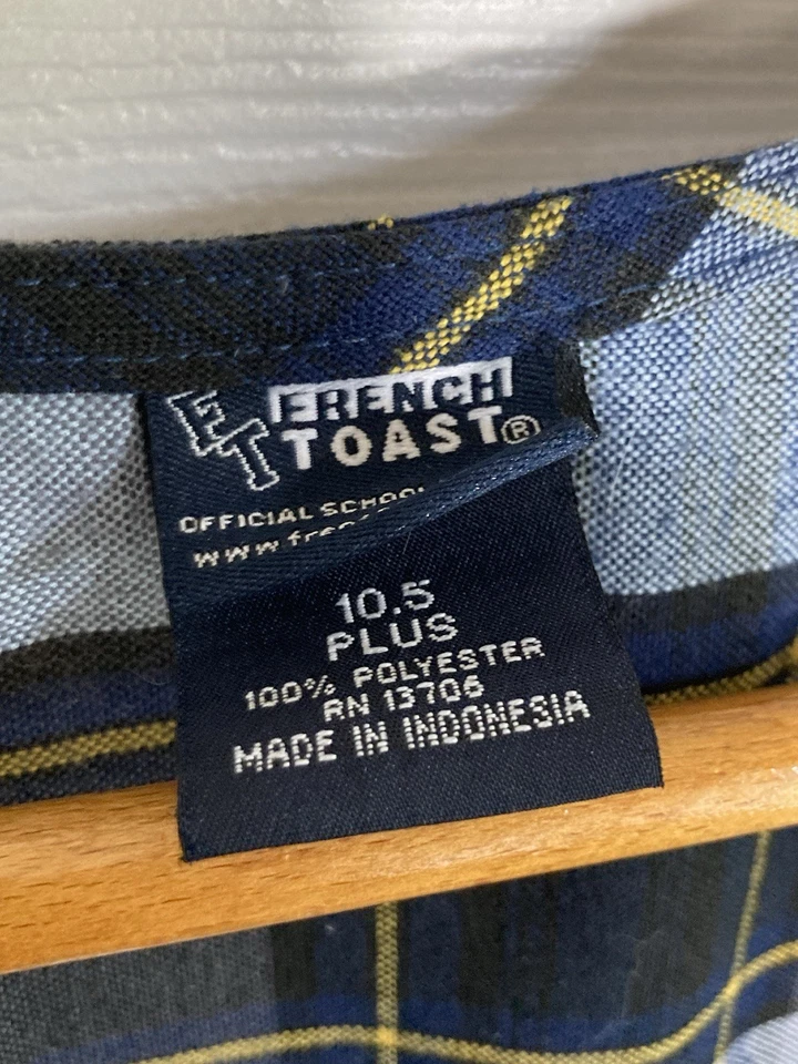 Jersey uniforme de niña French Toast real/lt. azul/oro talla 10,5 Plus Foto 3 de 4