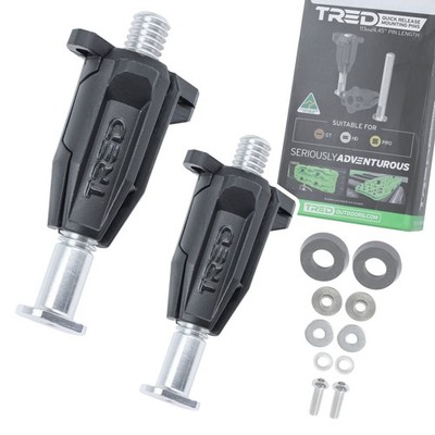 2x Tred Schnellspanner Befestigungsstifte für ARB Bergebretter 4x4 Offroad Befestigungen