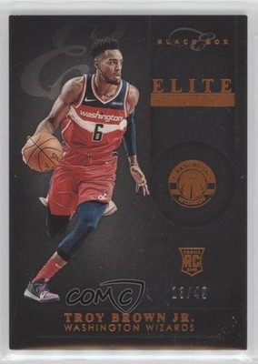 2018 Panini Chronicles Elite Black Box Orange 13/49 Troy Brown Jr Rookie RC y0i