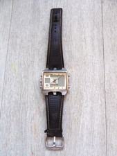 Mens Ohsen Watch, Water Resistant with Leather Strap (needs battery)