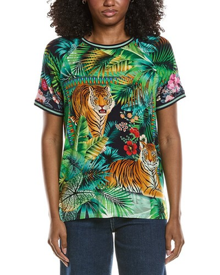 #ad Johnny Was Tigres Top Women#x27;s $44.99