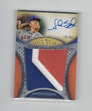 Noah Syndergaard 2017 Topps Five Star Game Used Jersey Patch Auto Autograph /50