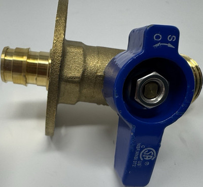 10 pack Xfitting 1/2  Pex A Hose Bibb no kink, Garden Valve 1/4 turn lead free