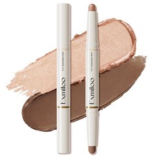 Eyeshadow Stick - 2-in-1 Dual-Ended Cream Eye Shadow Stick - Shimmer Matte E...