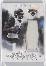 2016 Panini Origins Influential Memorabilia /30 Allen Hurns #1 x5u