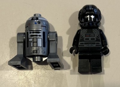 LEGO Minifigure Lot - Star Wars 7915 Imperial V-Wing Pilot  & R2-Q2 Droid