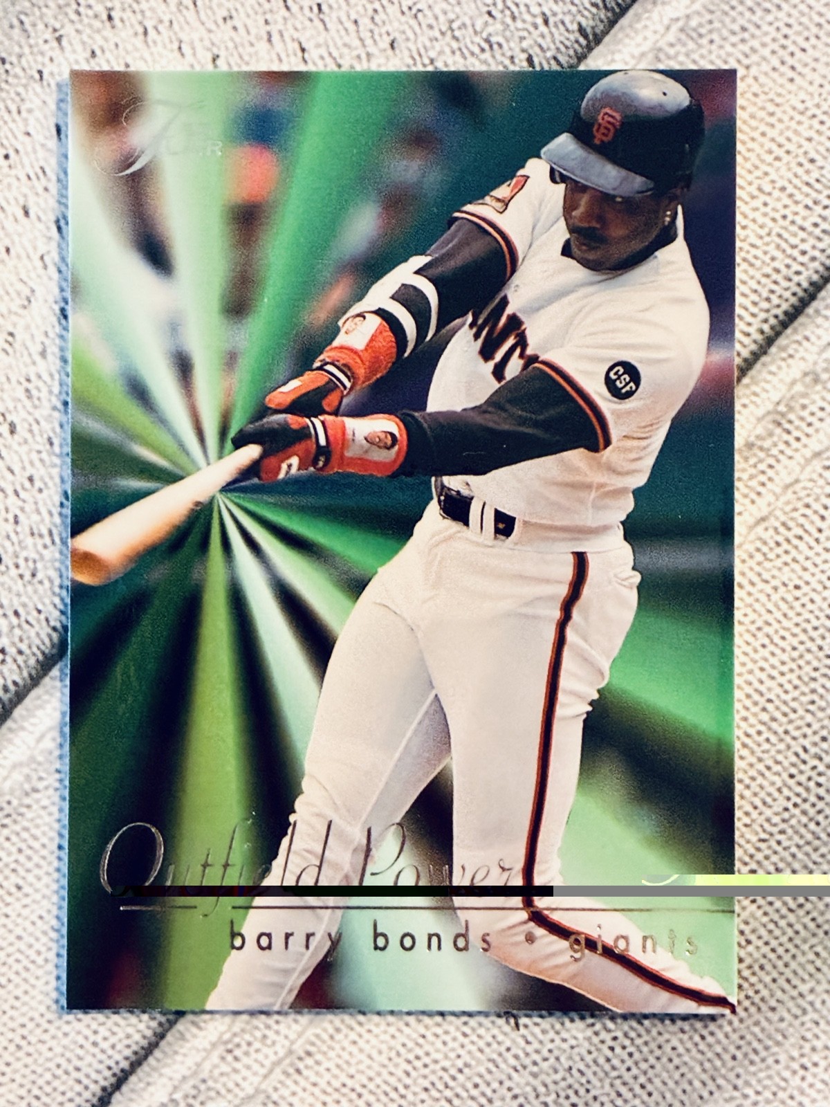 1995 Flair Outfield Power Barry Bonds #3 Giants