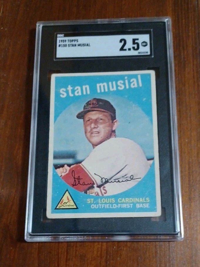 1959 Topps #150 Stan Musial SGC 2.5