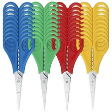 Scissors 36 Count Pointed Scissors with Stainless Steel Ruled Blade Right and...
