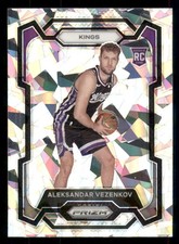 Aleksandar Vezenkov 2023-24 Panini Prizm #281 Prizms Ice RC Sacramento Kings