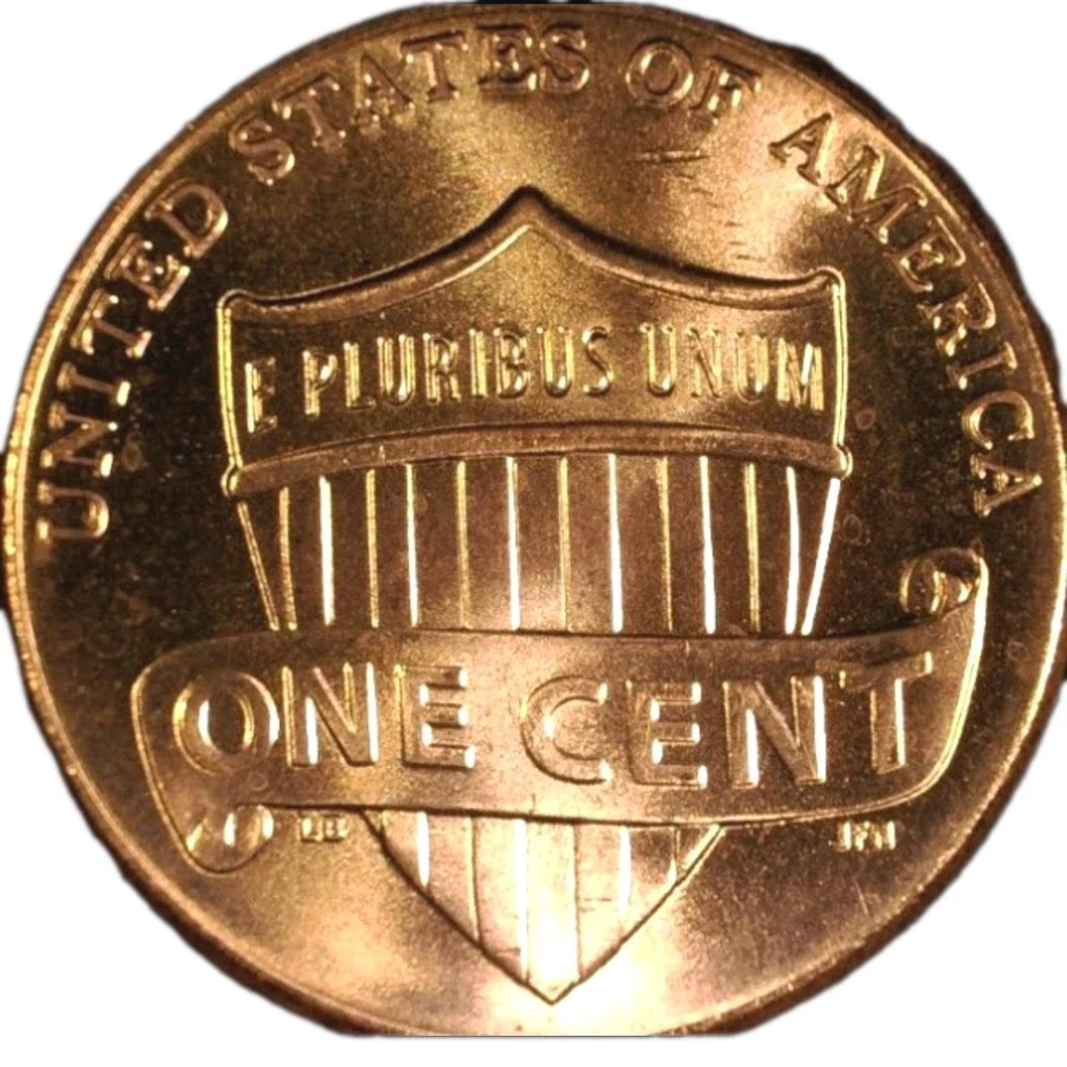 2021-P Lincoln Shield . Errors: Defective Die , Doubled Earlobe, Etra Earlobe. - Image 2 of 4