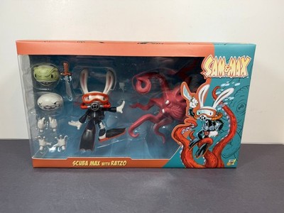Boss Fight Studio Sam & Max SCUBA MAX WITH RATZO Action Figure Set 2022