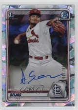 2020 Bowman Chrome Prospects Atomic Refractor 98/100 Alvaro Seijas Auto 4n0