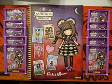 SANTORO'S GORJUSS 2025 Panini Sticker Collection EMPTY ALBUM + 10 PACKS
