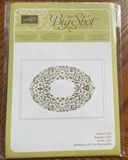 Stampin' Up Embossing Folder Sizzix Holiday Frame 127820 NEW