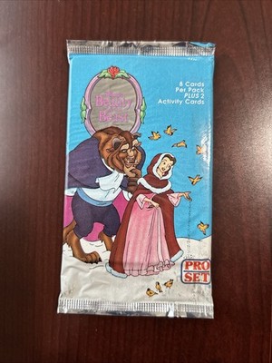 1992 DISNEY BEAUTY AND THE BEAST PRO SET TRADING CARD PACK FACTORY