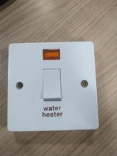 Vintage Water Heater Switch 20AMP With Indicator Light.