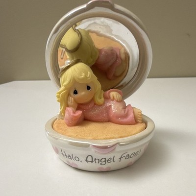 Precious Moments ''Halo, Angel Face!'' Hinged Trinket Box Figurine 4001872