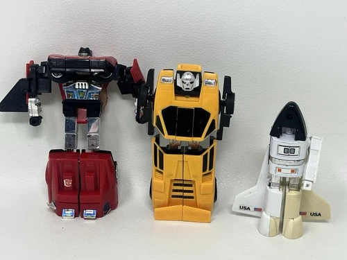 Vintage Transformers, Gobots Lot, Used Condition, Damaged, AS IS, Cars, Shuttle