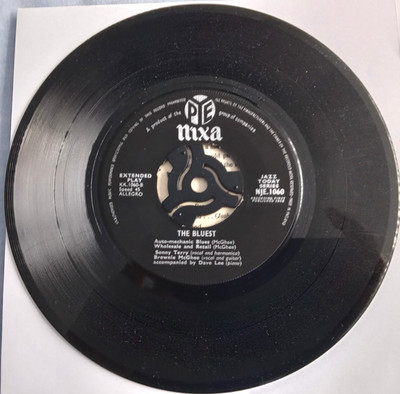 BROWNIE McGHEE & SONNY TERRY, THE BLUEST, 1958 NIXA LABEL EP, BLUES, NOC, EX-/EX