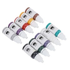 Tattoo Color Ink Pigments Set Professional Tattooing Inks 10 Bright Vibrant NEW