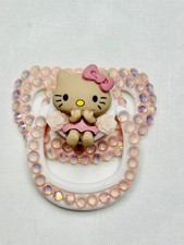 Reborn Puppe braun Kätzchen & Strass Magnet Schnuller Schnuller für Reborn Baby Puppen