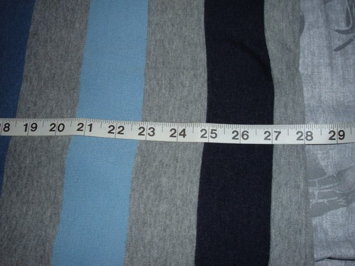 Men's GAP Striped 100% Cotton Round Neck Jumper Grey with Blue Stripes Size XL - Picture 6 of 8