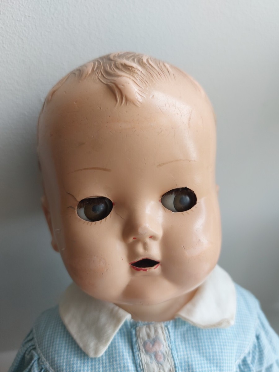 Poupon Raynal Ancien Caroline - Poupée Bébé 30 Cm - Collectionneur 17 Ans Et +