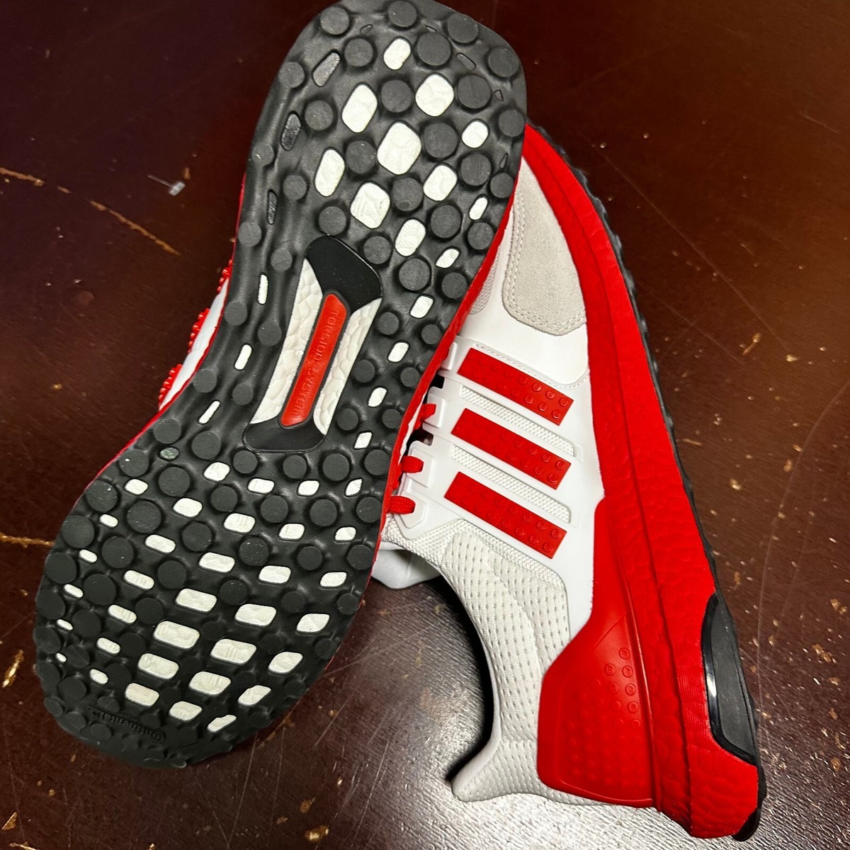 Adidas Mens White Red Ultraboost DNA X Lego H67955 Running  display picture 1
