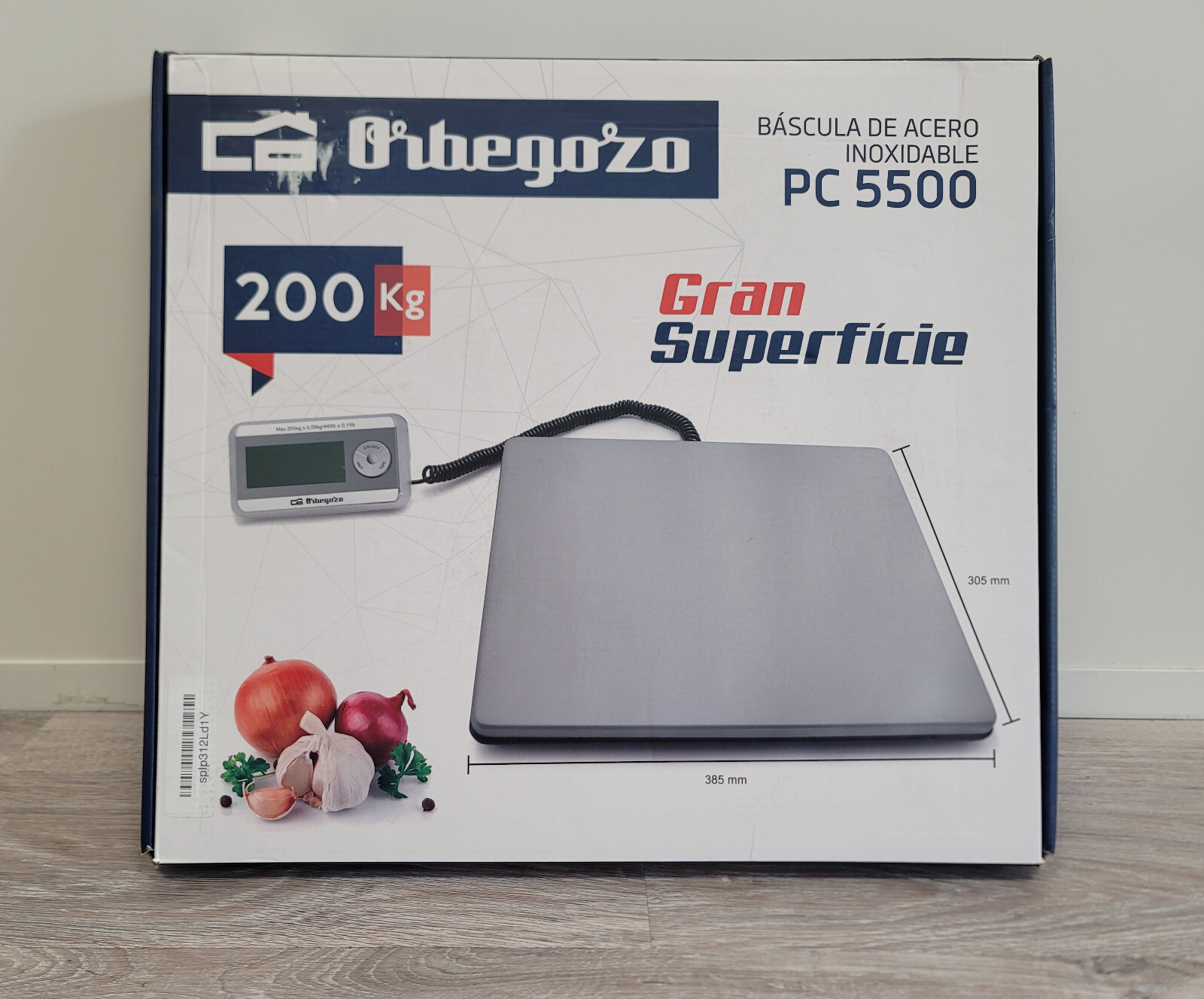 Balance de cuisine Orbegozo 5kg avec écran LCD et pesée au gramme près