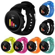 StrapsCo Silicone Rubber Replacement Watch Band Strap for Suunto Spartan Ultra