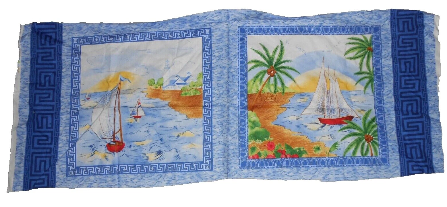 Playa y náutico Acolchado paneles de tela artesanal