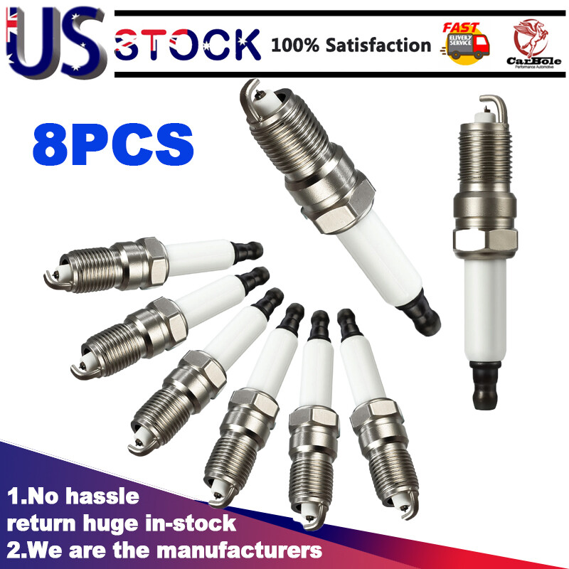 8-Pack Platinum Spark Plugs 41-162 – Fits Chevy Express / Savana 4.8L 5.3L 6.0L V8 – Replaces 19417055