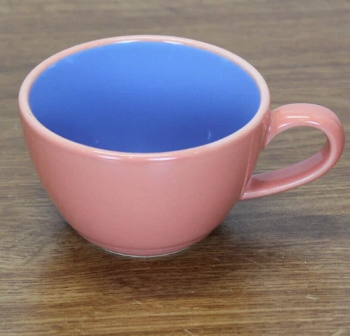 Lindt Stymeist - Colorways - Flat Coffee Cup - Salmon / Blue