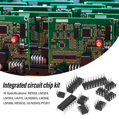 85-Teiliges IC-Sortiment-Kit 10 Typen IC-Chips FüR Integrierte Schaltkreise