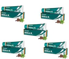 Himalaya Hiora-K 50g Pack of 5 Natural Ayurvedic Toothpaste Free Shipping