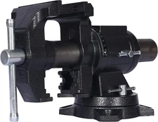 5" Heavy Duty Bench Vise Multi-jaw 360° Rotation Clamp Bench Vice Swivel Base