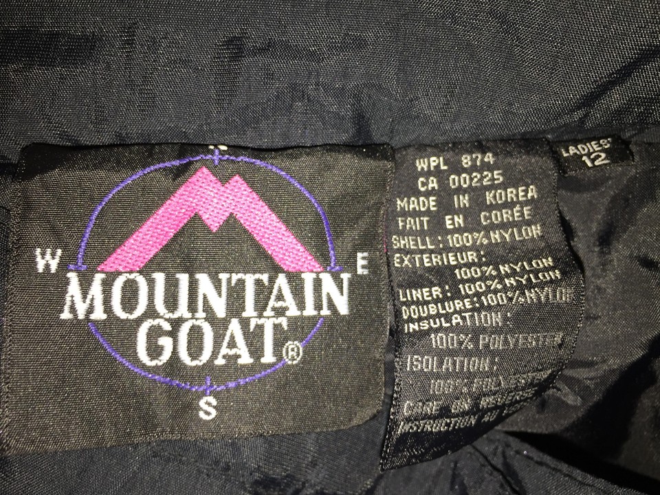 MOUNTAIN GOAT WOMENS SNOW SKI NYLON PANTS SIZE 12 eBay
