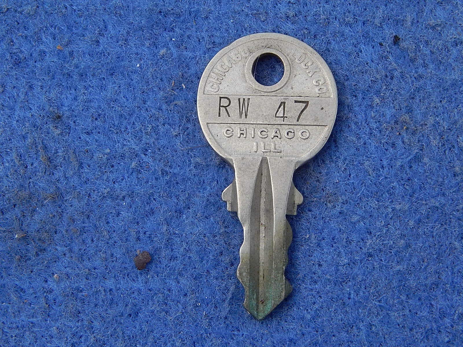 Wurlitzer 1500 1550 Key RW47 vintage Chicago Lock Co. key eBay