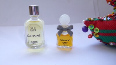 SCHÖNES SET mit 2 Miniaturen CABOCHARD von GRES voll OHNE ALTE SCHACHTEL