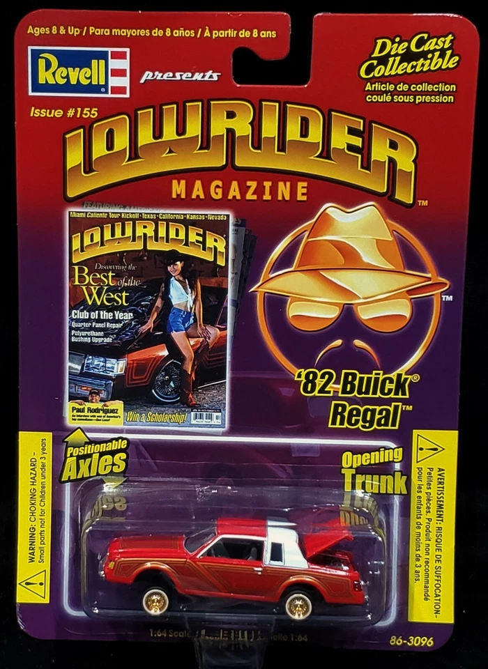Revell 82 1982 别克 Regal Lowrider 杂志正品详细收藏品汽车 VHTF — 第 2/4 张图片