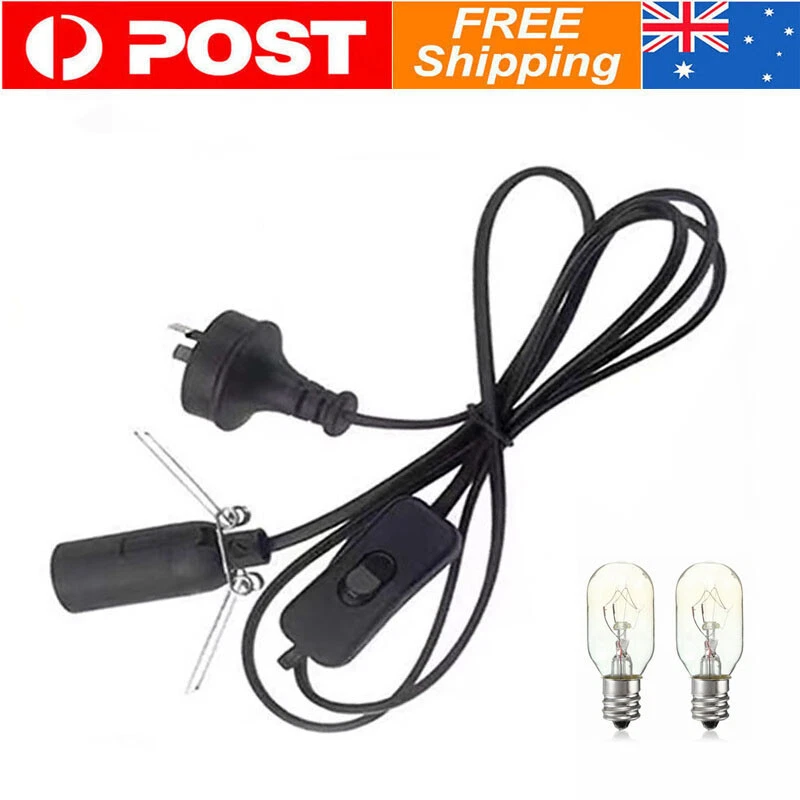 NEW Himalayan Salt Lamp Power Cord Replacement 220V SES E14 Plus