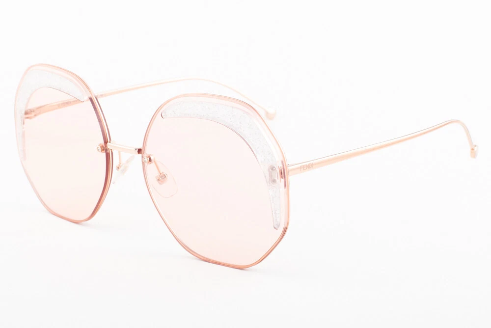 Fendi Pink Round Sunglasses for Women for sale | eBay display picture 1