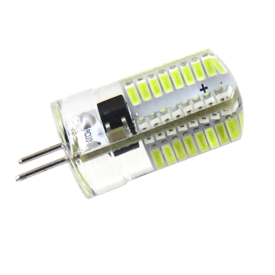 10pcs G8 Bi-Pin T5 Lights 64 3014 LED Light Bulb Dimmable Lamp White/Warm 120V - Image 2 of 4