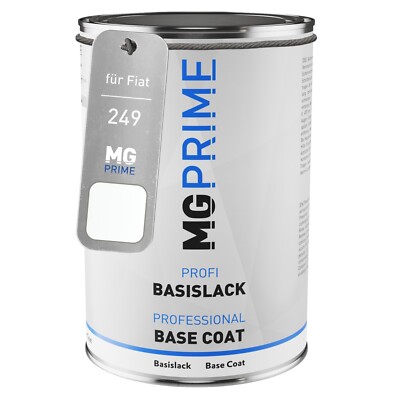 Autolack Dose spritzfertig für Fiat 249 Bianco Banchisa Banquise Weiss 1,0L