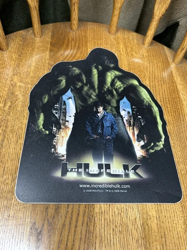 The Incredible Hulk 2008 MOUSE PAD MOVIE PREMIER Marvel MCU PROMO PROMOTIONAL
