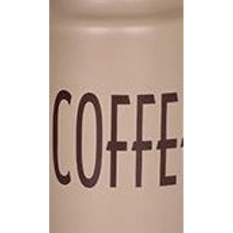 Barattolo Caffè BRANDANI Tortora Metallo Tappo Bamboo 15cm Contenitore Cucina, fotografia 9 di 9